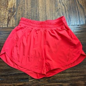 Lululemon track shorts size 8